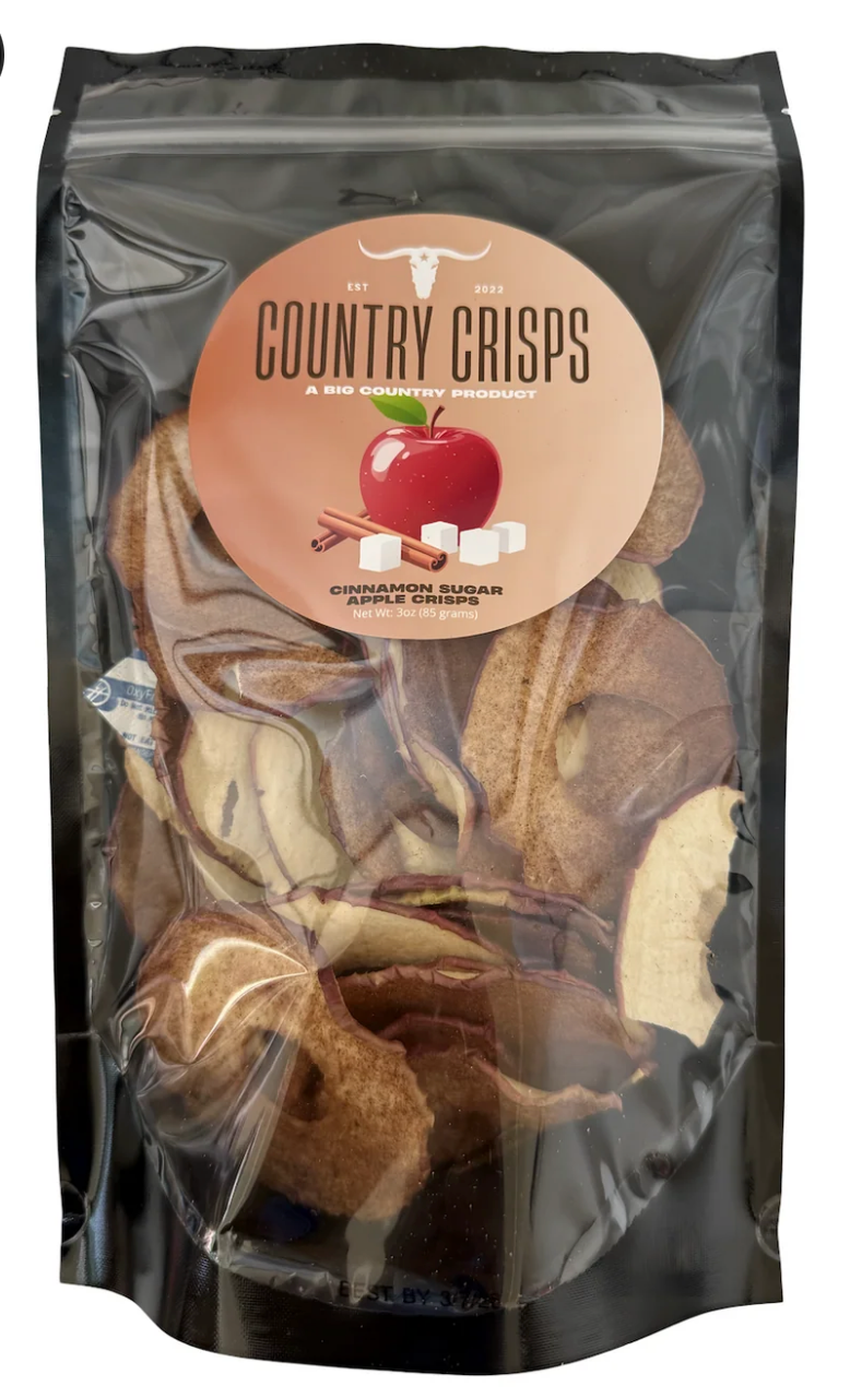 Cinnamon Sugar apple crisps